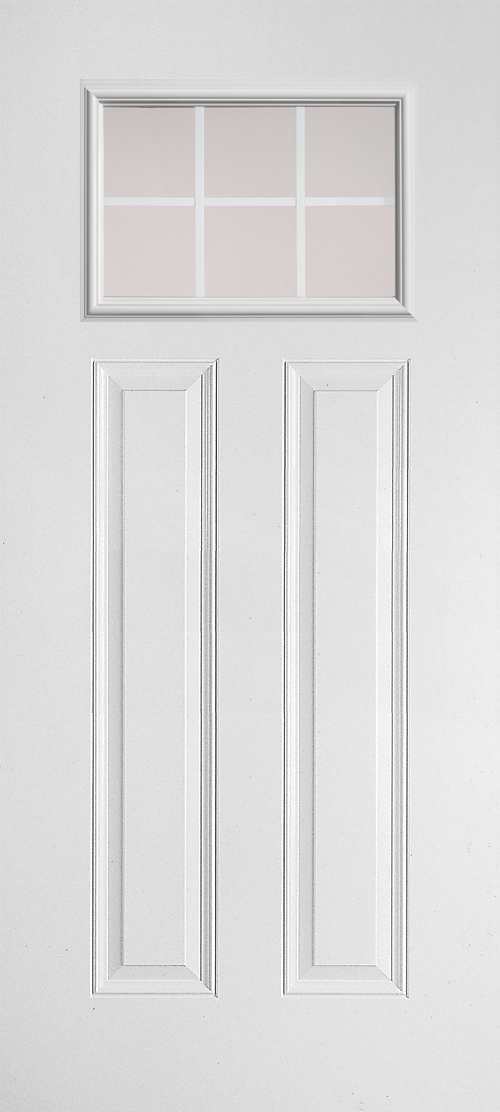 Traditional 2215 6L Internal Grid Doorlite - Internal Window Grid