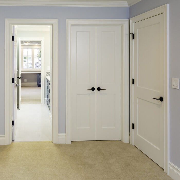 #8402 MDF White Primed Shaker Panel Interior Door - Image 4