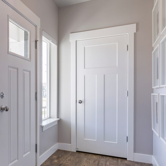 #8403 MDF Primed Shaker Panel Interior Door - Image 4